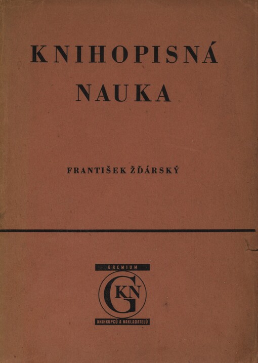 Knihopisná nauka