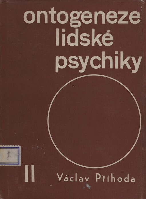 Ontogeneze lidské psychiky