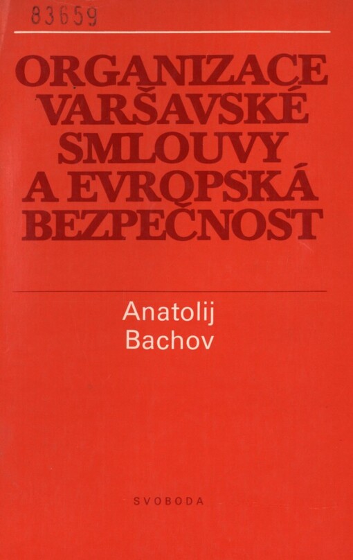 Organizace Varšavské smlouvy a evropská bezpečnost