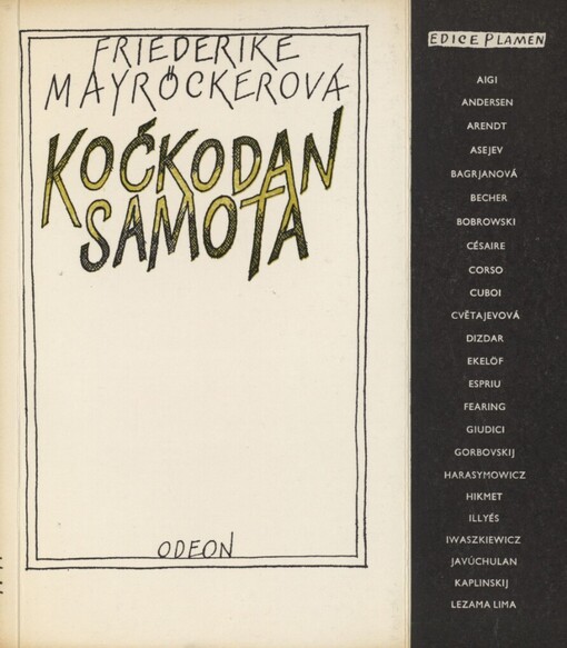 Kočkodan samota : [výbor z poezie]