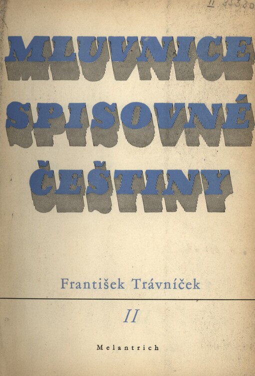 Mluvnice spisovné češtiny.Část 2,Skladba, 1. vyd.