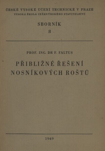 Přibližné řešení nosníkových roštů