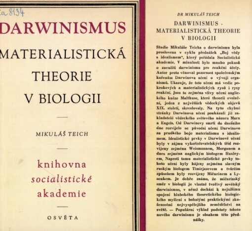 Darwinismus - materialistická theorie v biologii