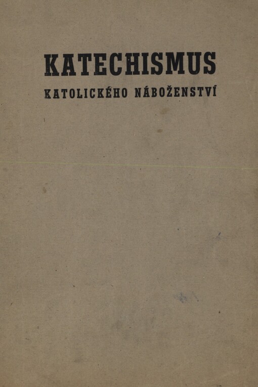 Katechismus katolického náboženství