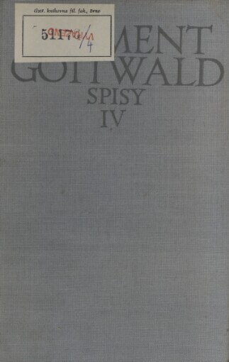 Spisy.IV,Červenec 1932 - září 1933