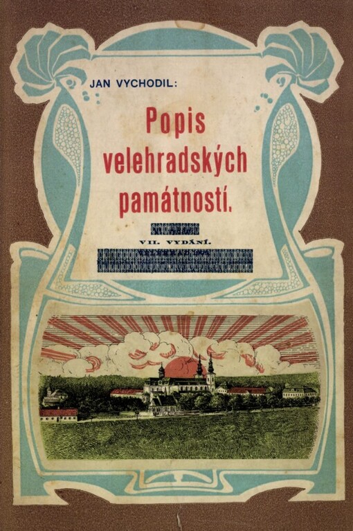 Popis velehradských památností s půdorysem kostela a 57 obrazy