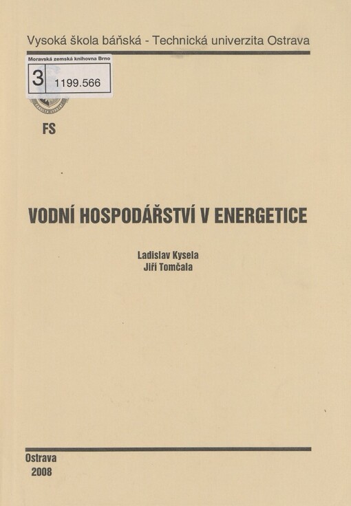 Vodní hospodářství v energetice