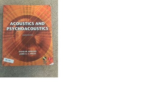 Acoustics and psychoacoustics
