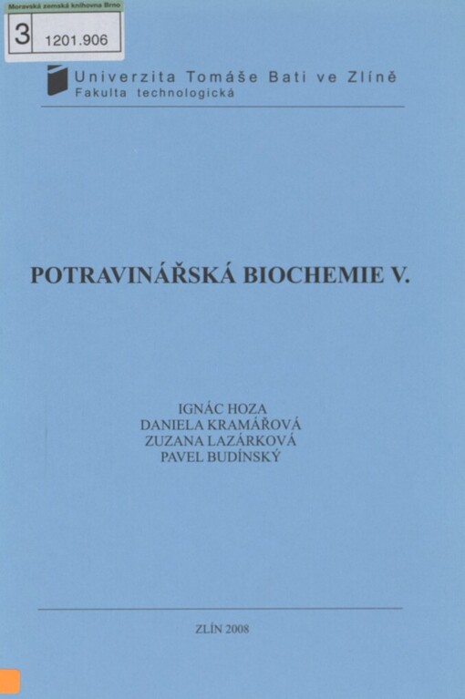 Potravinářská biochemie V