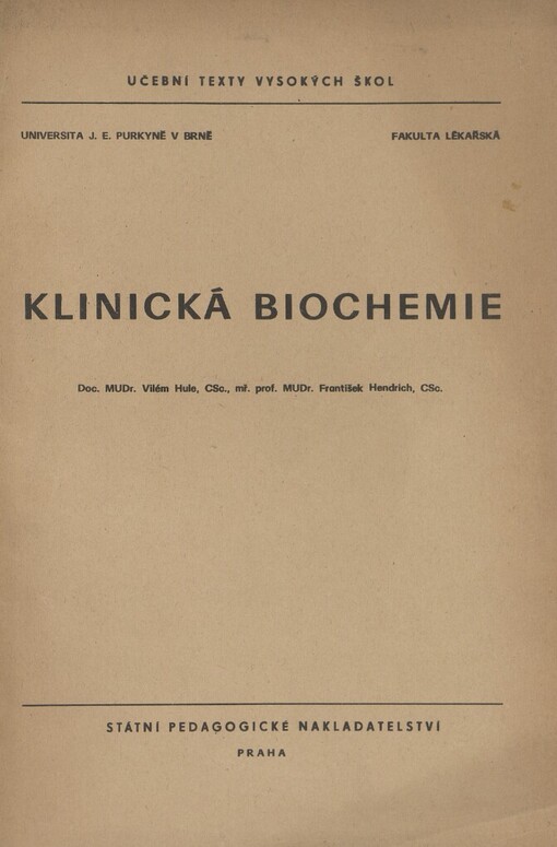 Klinická biochemie