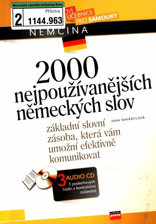 2000 nejpoužívanějších německých slov: [základní slovní zásoba, která vám umožní efektivně komunikovat]