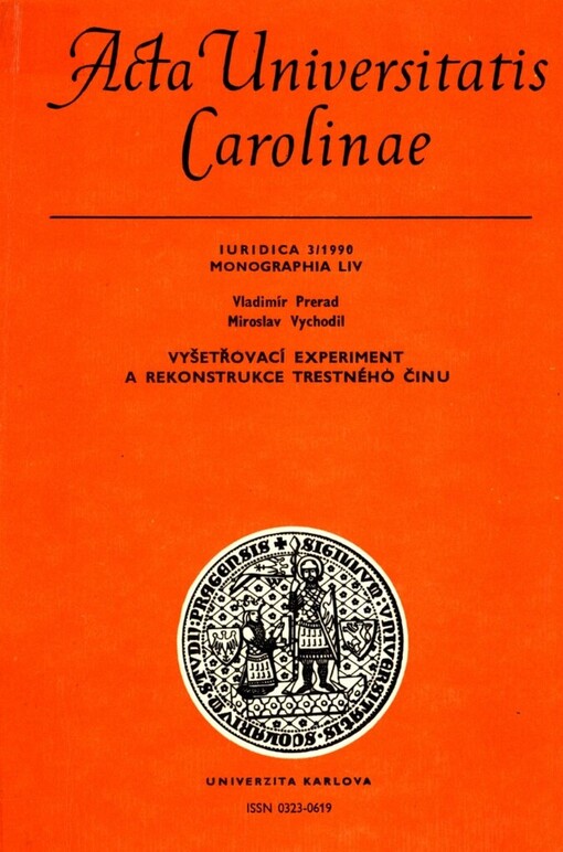 Vyšetřovací experiment a rekonstrukce trestného činu