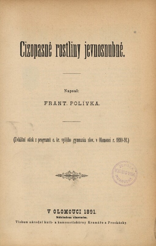 Cizopasné rostliny jevnosnubné