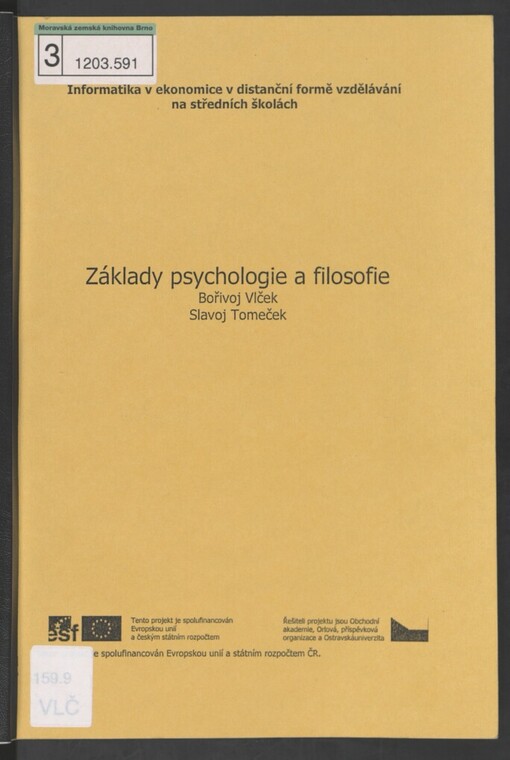 Základy psychologie a filosofie