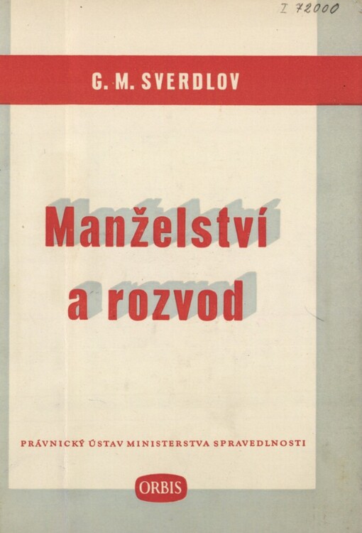 Manželství a rozvod