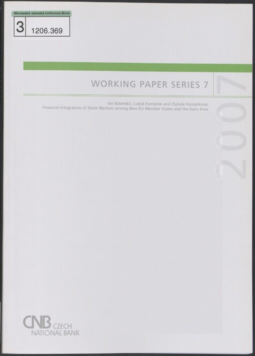 Financial integration of stock markets among new EU member states and the euro area