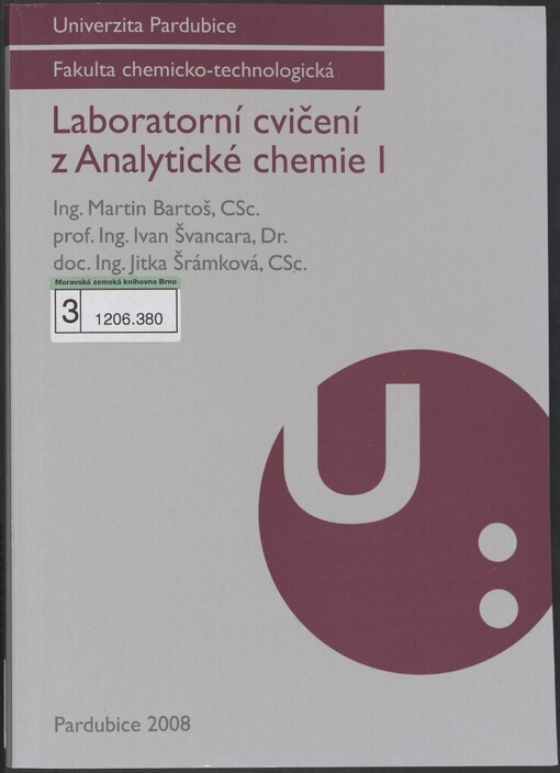 Laboratorní cvičení z Analytické chemie I