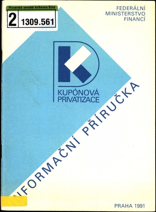 Informační příručka: kupónová privatizace