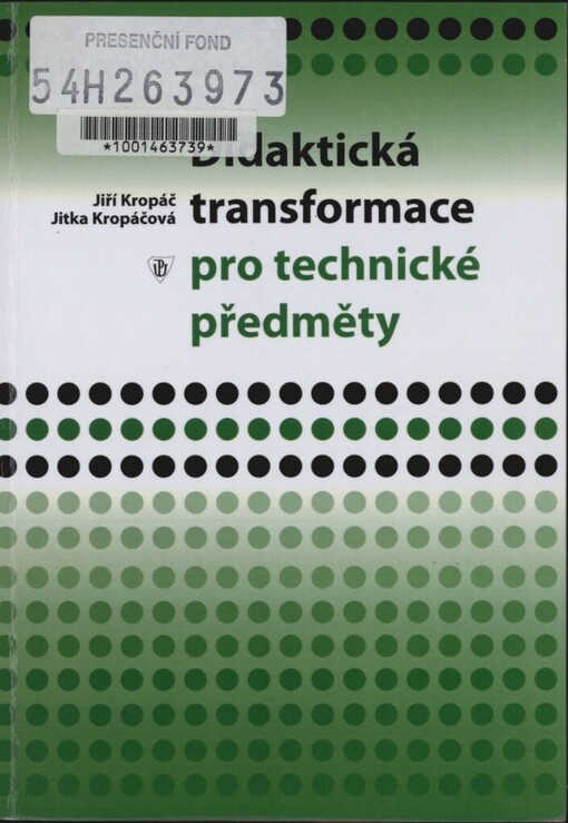 Didaktická transformace pro technické předměty