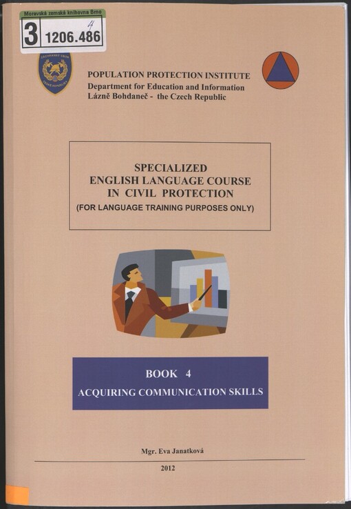 Specialized English language course in civil protection: (for language training purposes only)