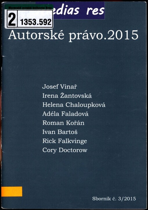 Autorské právo 2015