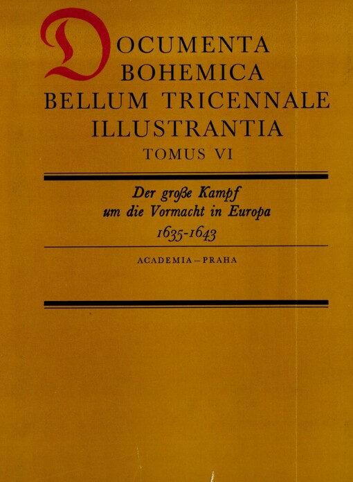 Documenta Bohemica bellum tricennale illustrantia