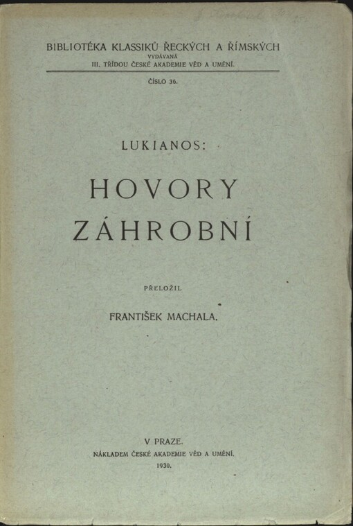 Hovory záhrobní