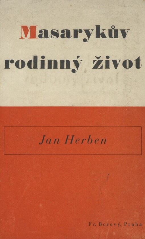 Masarykův rodinný život