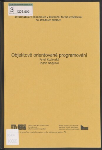 Objektově orientované programování