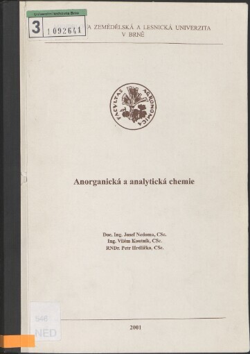 Anorganická a analytická chemie