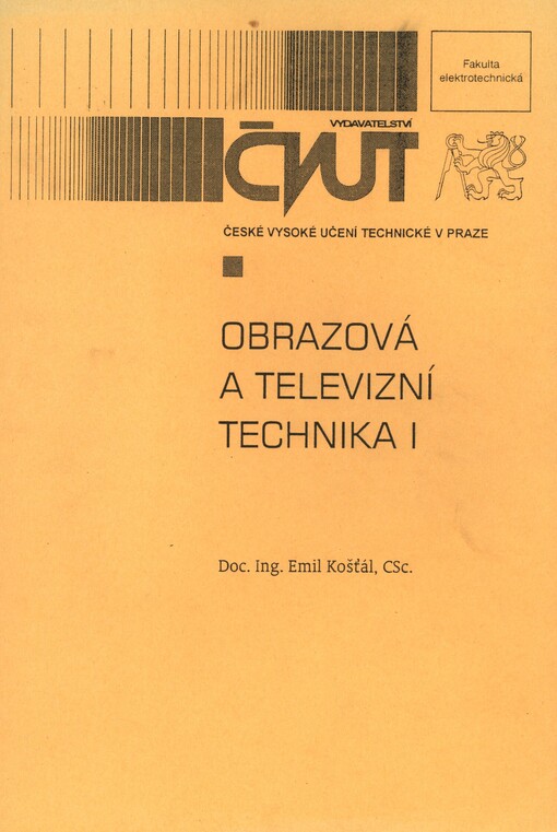 Obrazová a televizní technika I