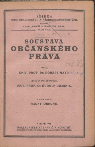 Soustava občanského práva