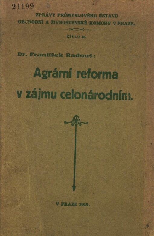 Agrární reforma v zájmu celonárodním