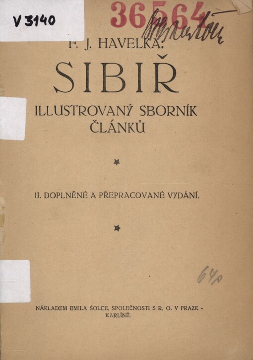 Sibiř :illustrovaný sborník článků
