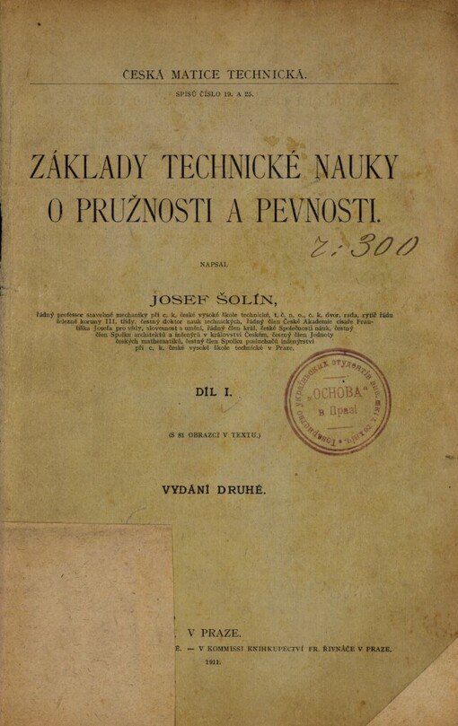 Základy technické nauky o pružnosti a pevnosti