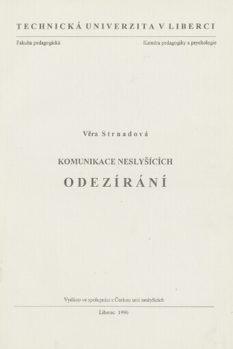 Komunikace neslyšících - odezírání