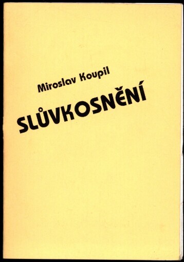 Slůvkosnění