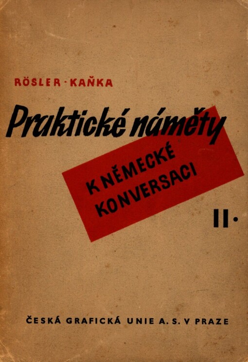 Praktické náměty k německé konversaci