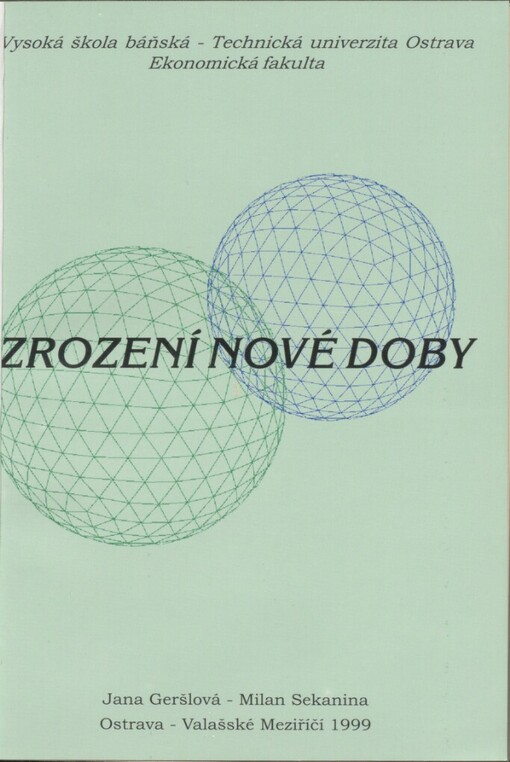 Zrození nové doby: stručné hospodářské dějiny českých zemí (od poloviny 19. století do konce 80. let 20. století)