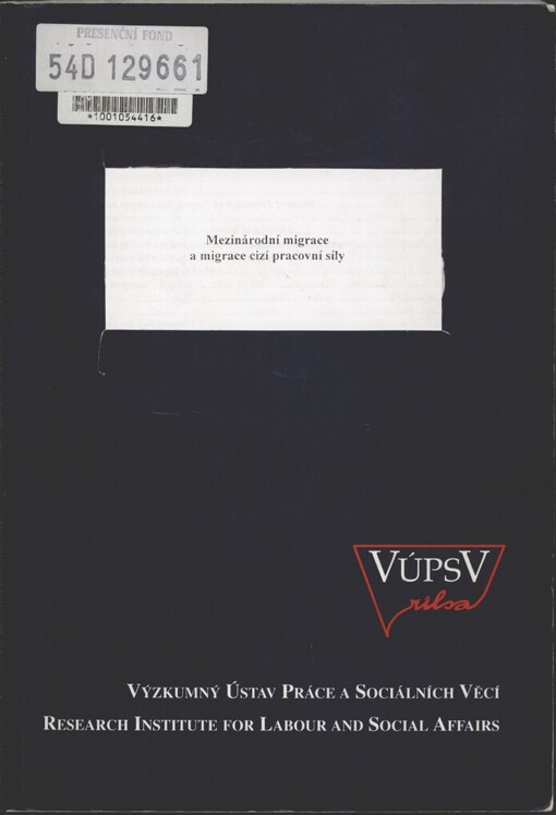 Mezinárodní migrace a migrace cizí pracovní síly