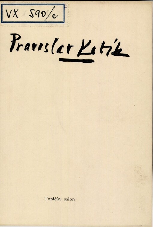 Pravoslav Kotík :Topičův salon : Od 20. dubna do 16. května 1948 : Po návštěvě v atelieru : Seznam vystavených obrazů