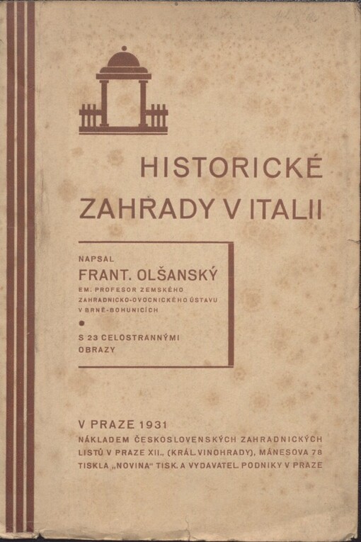 Historické zahrady v Italii
