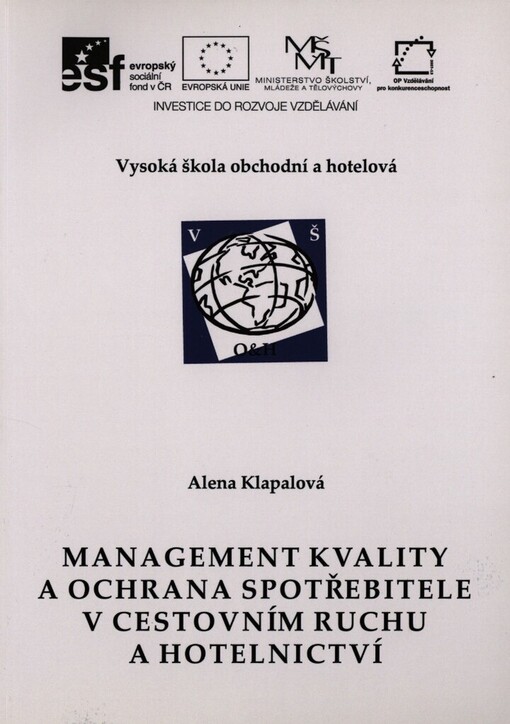 Management kvality a ochrana spotřebitele v cestovním ruchu a hotelnictví