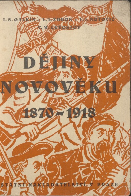 Dějiny novověku :1870-1918, 1. vyd.