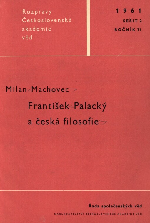František Palacký a česká filosofie