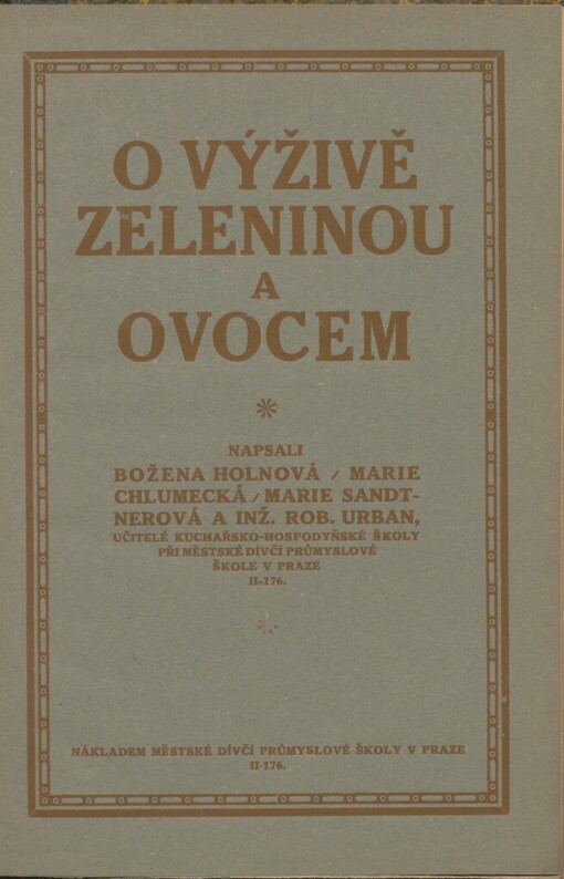 O výživě zeleninou a ovocem