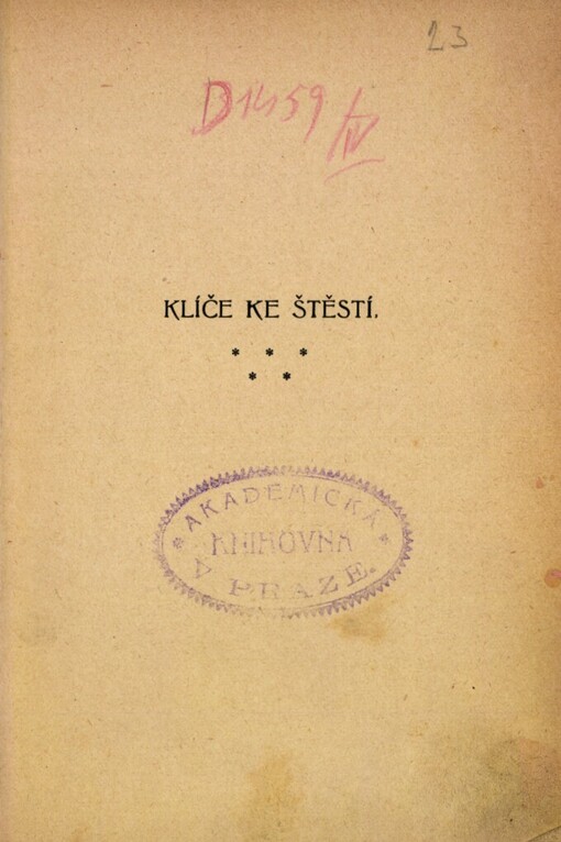 Klíče ke štěstí: Román