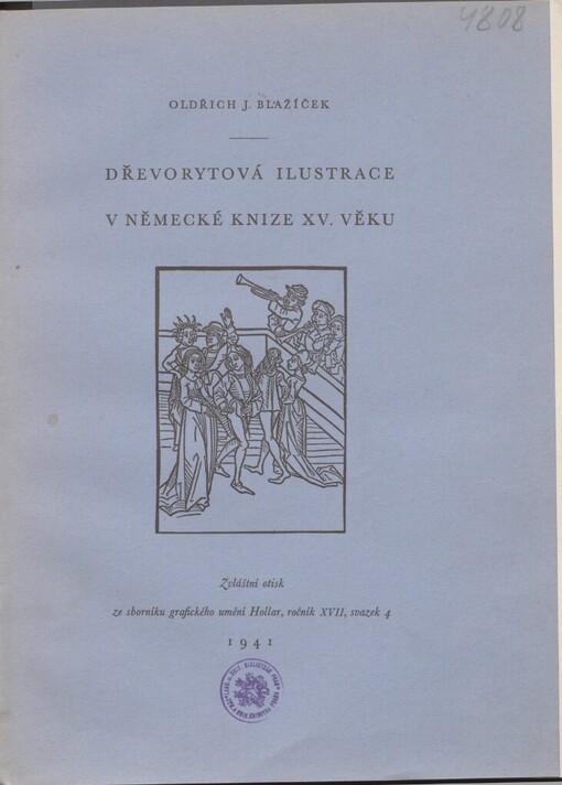 Dřevorytová ilustrace v německé knize XV. věku