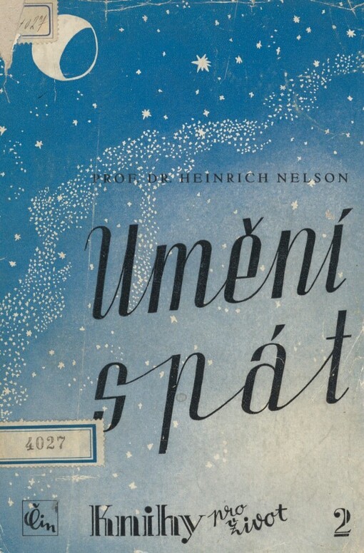 Umění spát =[Die Kunst des Schlafens]