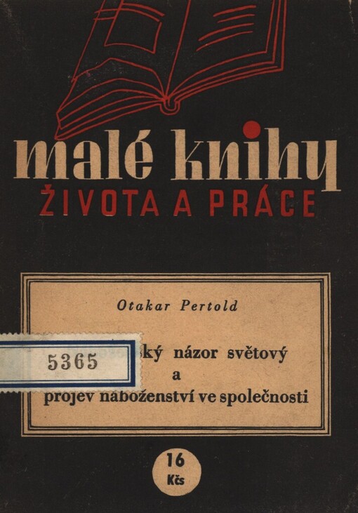 Náboženský názor světový a projev náboženství ve společnosti